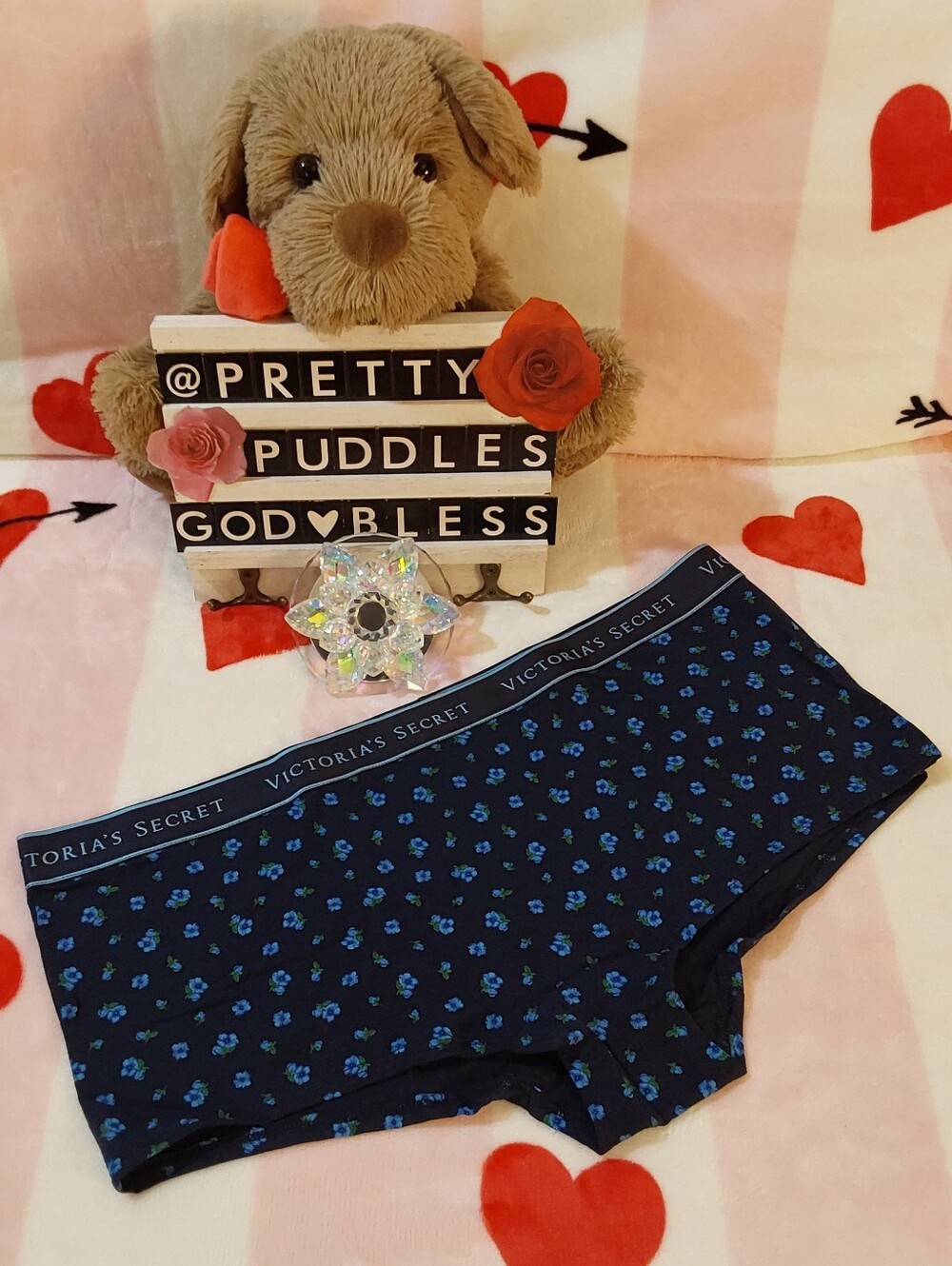 💙 XXL Victoria's Secret Logo Cotton Boyshort Panty 💙